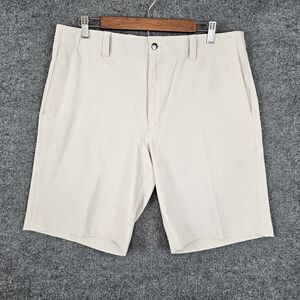 Callaway Men's Performance Golf Shorts - Stone/Beige Flat Front Stretch Size 36
